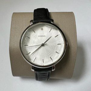 Women's Fossil Incandesa Leather Strap Diamond Watch ES3865
